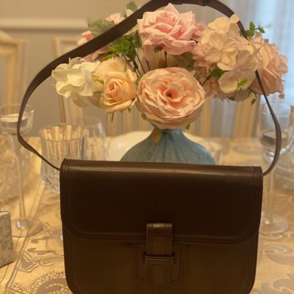 YSL vintage authentic leather shoulder bag